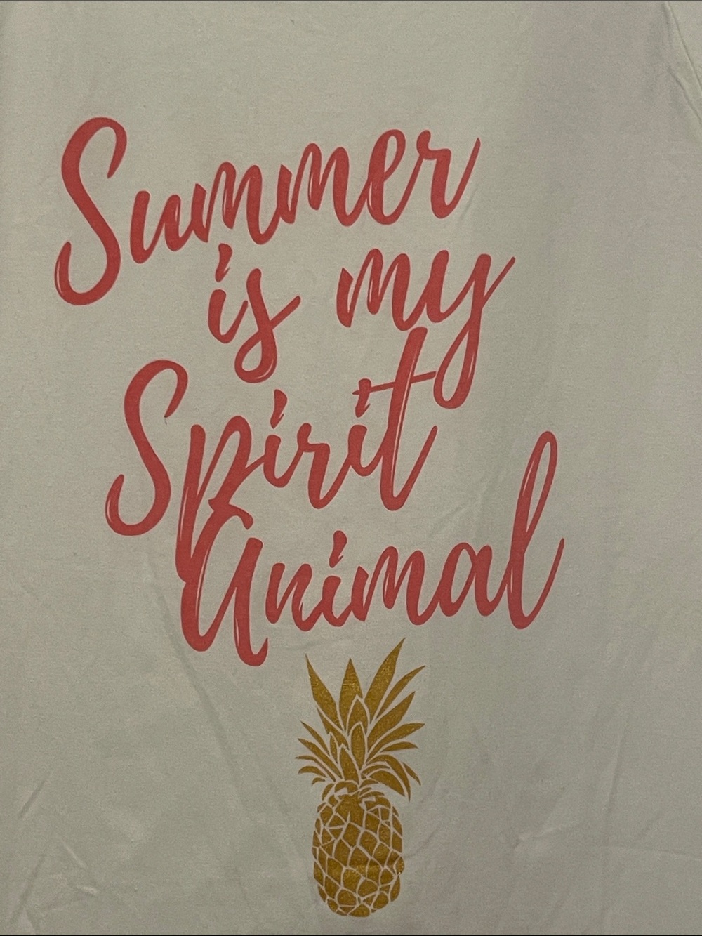 LILA ROSE Shirts - Summer graphic T-shirt white pineapple small new
